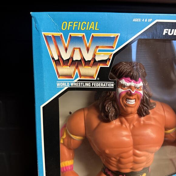 WWF Ultimate Warrior Talking Hasbro 12" Wrestling Figure WWE WCW 1991 SEALED NIB - Picture 2 of 8